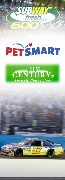 PetSmart and 21st Century Vitamins Provide Sponsorship for NASCAR Driver Joe Nemechek